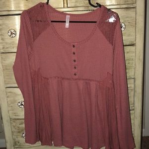 Babydoll, long sleeve